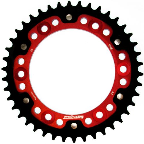 SUPERSPROX SUPERSPROX REAR STEALTH 42T, RED, 530 SU6130642R