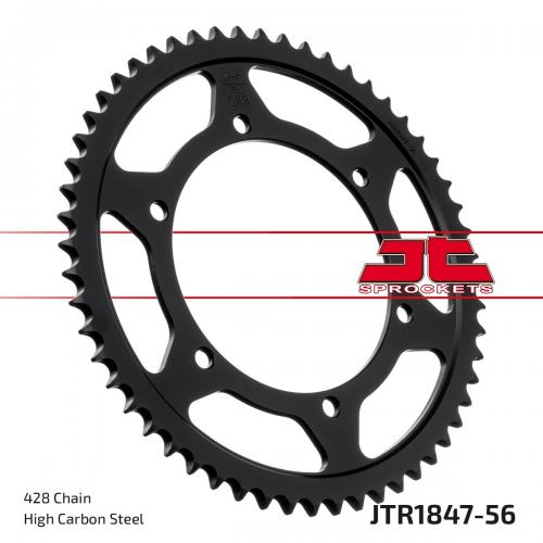 JT SPROCKETS REAR STEEL 56T, 428 JTR184756