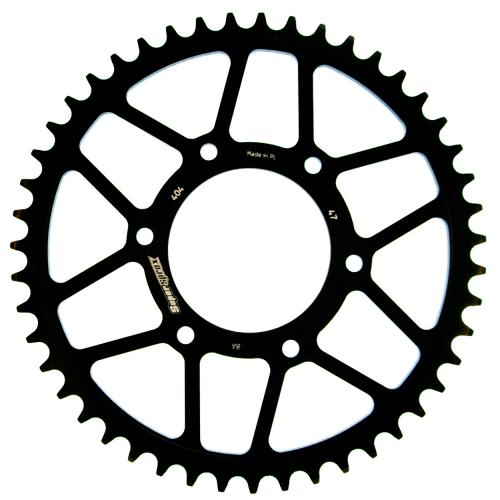 SUPERSPROX SUPERSPROX REAR STEEL 47T, BLACK, 525 SU440447B