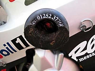 R&G CRASH PROTECTOR, WHITE 41290122