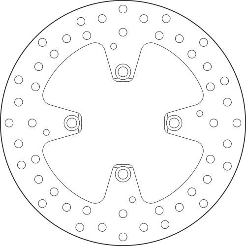 BREMBO BRAKE DISC, 68B407E8