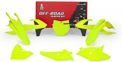 RTECH PLASTICS KIT 6 PCS W/AIRBOX KTM NEON YELLOW 563230728