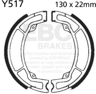 EBC Y517 EBC BRAKE SHOES