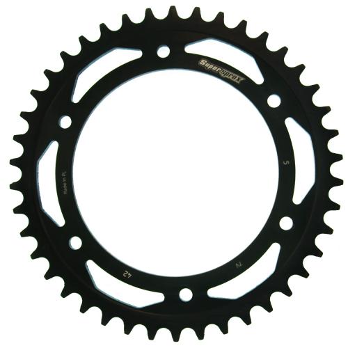 SUPERSPROX SUPERSPROX REAR STEEL 42T, BLACK, 520 SU4542B