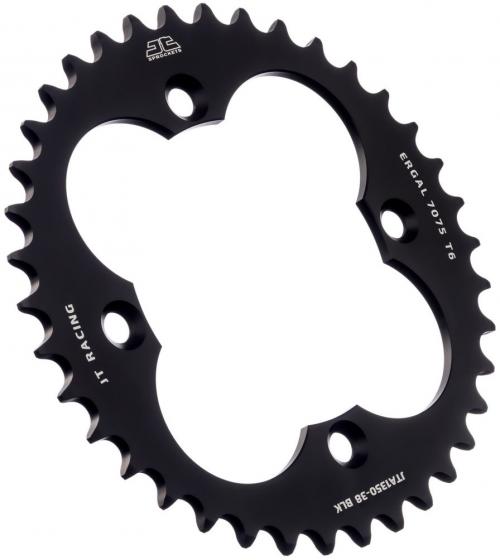 JT SPROCKETS REAR RACELITE ALU 38T BLACK, 520 JTA135038Z