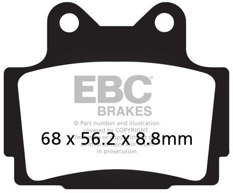 EBC FA 104V EBC SEMI SINTERED DISC PADS