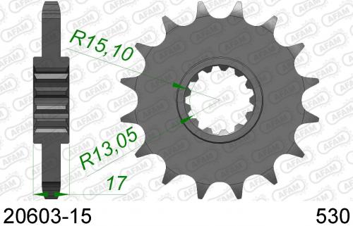 AFAM FRONT 15T, 530 AF12060315