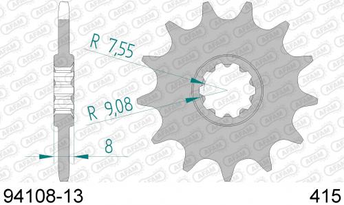 AFAM FRONT 13T, 415 AF19410813