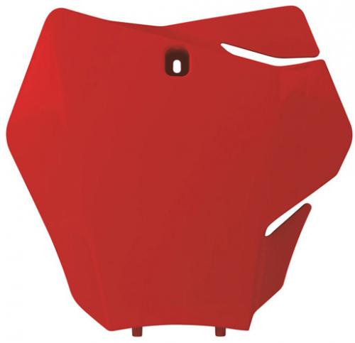 RTECH FRONT NUMBER PLATE GASGAS RED 565200106