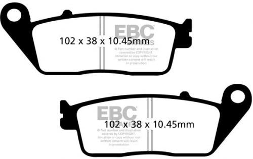 EBC SFA 608HH EBC SCOOTER DISC PADS