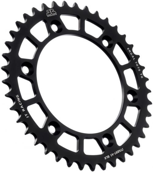 JT SPROCKETS REAR RACELITE ALU 41T BLACK, 520 JTA089741Z