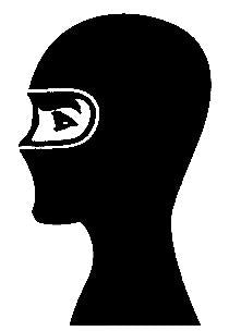 UNIVERSAL BALACLAVA COTTON, BLACK