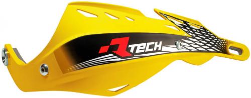 RTECH GLADIATOR ALU HANDGUARDS-NO MOUNT KIT YELLOW