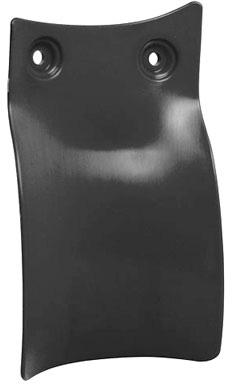RTECH REAR SHOCK MUD PLATE ORIGINAL COLOUR BLACK