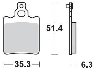 MOTO MASTER 090721, BRAKE PADS SINTER NITRO