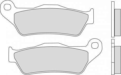 FERODO FDB2039P BRAKE PADS ORGANIC