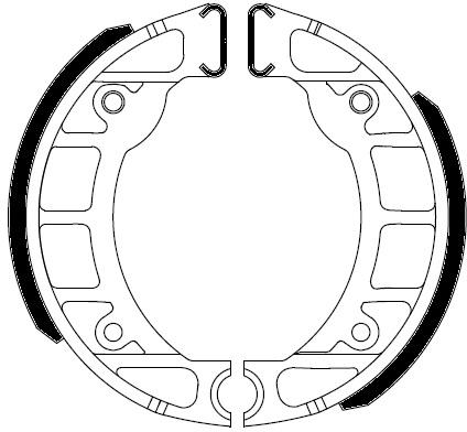FERODO FSB915A BRAKE SHOE SET