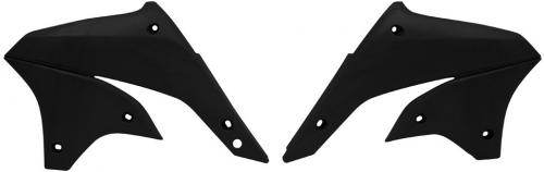 RTECH RADIATOR SCOOPS KAWASAKI BLACK 566225125