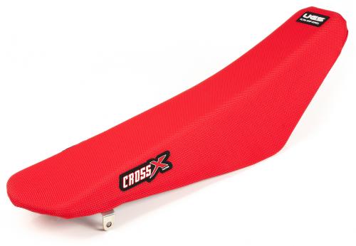 CROSS X UGS SEAT COVER RED/ 3 WHITE STRIPES UM1181R