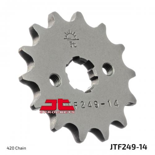 JT SPROCKETS FRONT STEEL 14T, 420 JTF024914