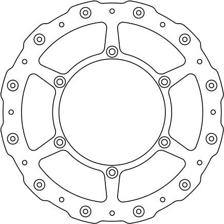 FERODO FMD0457MXR FIXED BRAKE DISC
