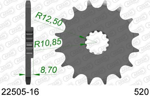AFAM FRONT 16T, 520 AF12250516