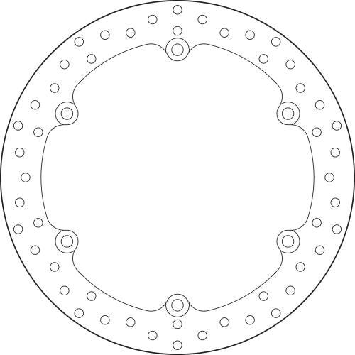 BREMBO BRAKE DISC, 68B407K3