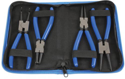 LASER TOOLS CIRCLIP PLIER SET 180MM 4PC