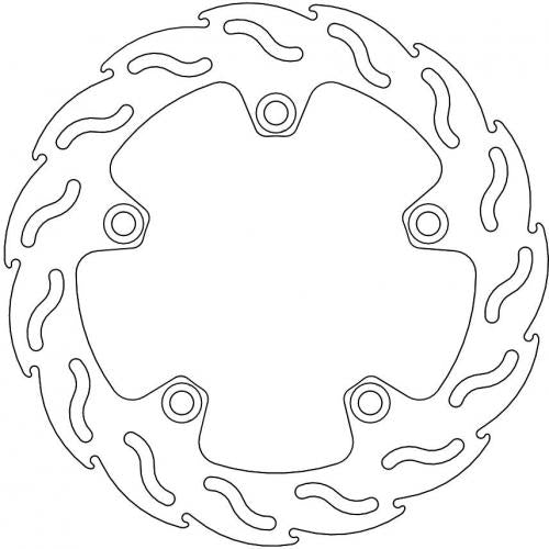 MOTO MASTER 110337, FLAME FIXED DISC 240