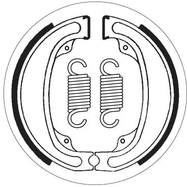 SBS 2031 BRAKE SHOES