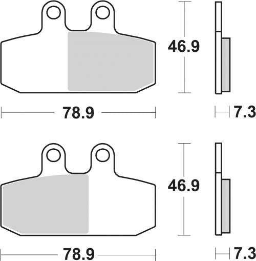 SBS 179MS BRAKE PADS SINTER