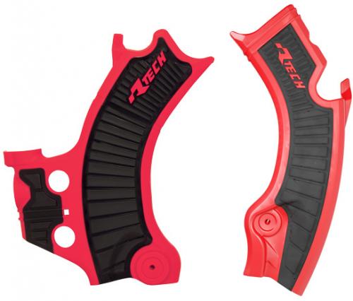 RTECH FRAME PROTECTIONS HONDA RED-BLACK