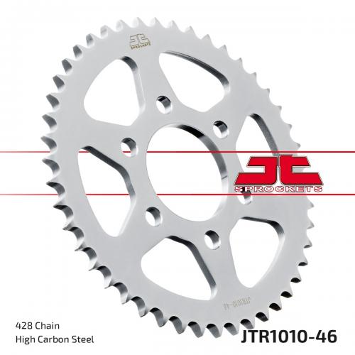 JT SPROCKETS REAR STEEL 46T, 428 JTR101046