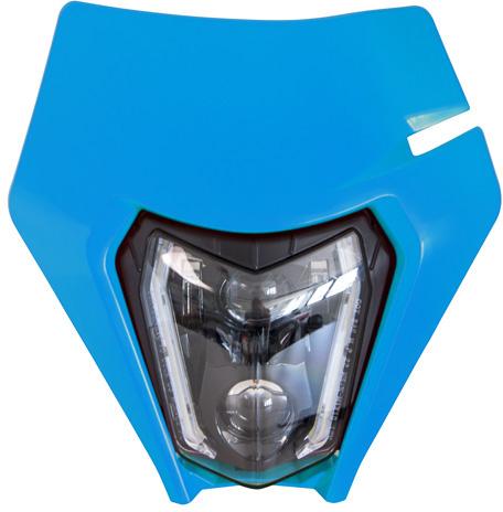 RTECH COMPLETE KTM LED HEADLIGHT VINTAGE L/ BLUE