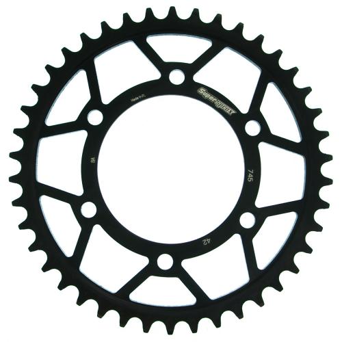 SUPERSPROX SUPERSPROX REAR STEEL 42T, BLACK, 525 SU474542B