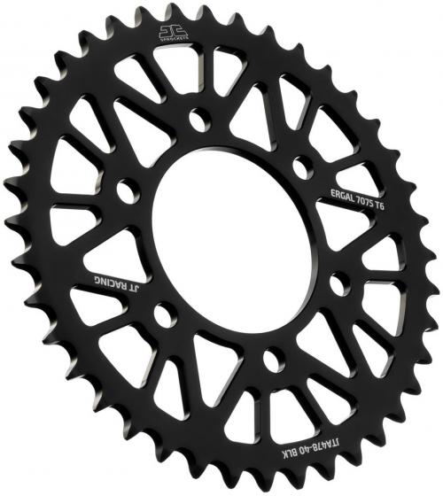 JT SPROCKETS REAR RACELITE ALU 40T BLACK, 520 JTA047840Z