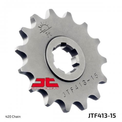 JT SPROCKETS FRONT STEEL 15T, 420 JTF041315