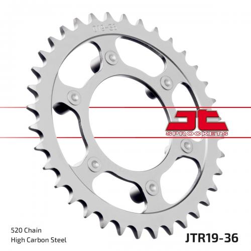 JT SPROCKETS REAR STEEL 36T, 520 JTR001936