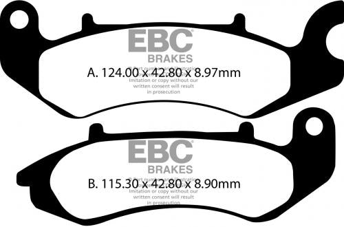 EBC FA 711 EBC DISC PADS