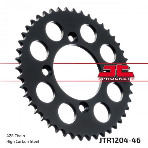 JT SPROCKETS REAR STEEL 46T, 428 JTR120446
