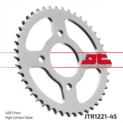 JT SPROCKETS REAR STEEL 45T, 428 JTR122145