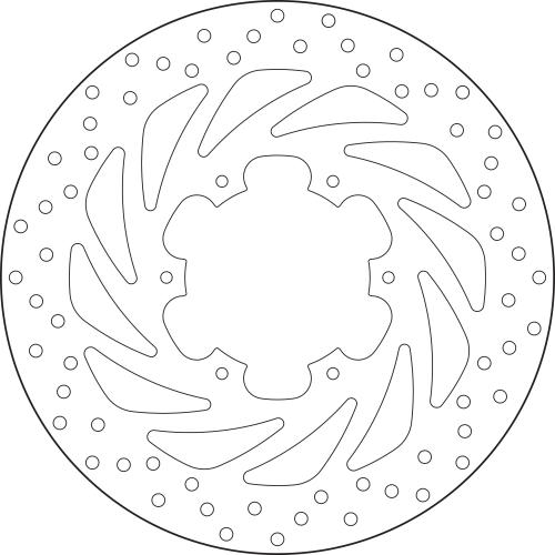 BREMBO BRAKE DISC, 68B407D4