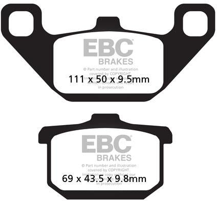 EBC FA 85V EBC SEMI SINTERED DISC PADS