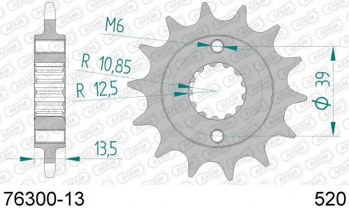 AFAM FRONT 13T, 520 AF17630013
