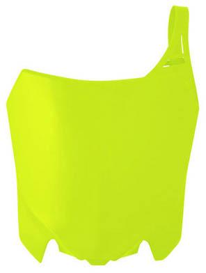 RTECH FRONT NUMBER PLATE HONDA NEON YELLOW 565210188