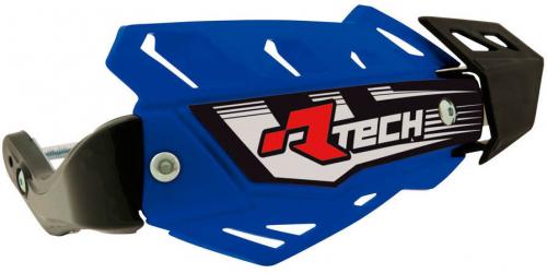 RTECH FLX ATV HANDGUARDS WITH MOUNT KIT BLUE