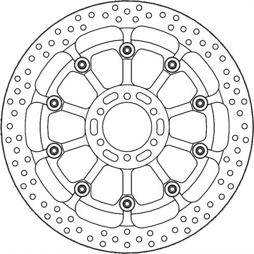 MOTO MASTER 117048, HALO T-FLOATER ALU DISC 329