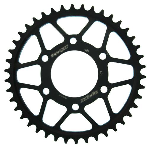 SUPERSPROX SUPERSPROX REAR STEEL 42T, BLACK SU448142B