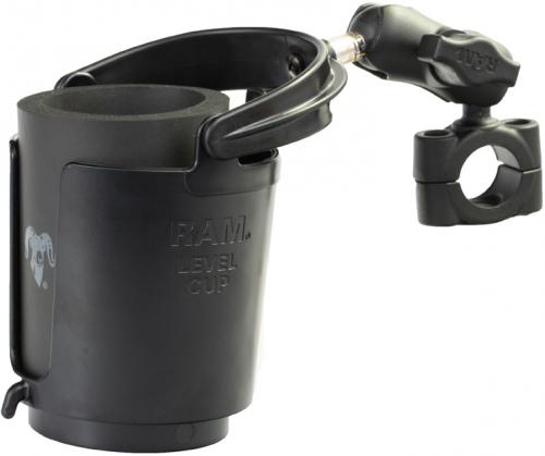 RAM MOUNTS RAM BAR MNT 3/4"-1" SHORT CUP HLD 16801206