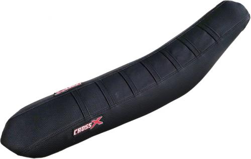 CROSS X SEAT COVER, BLACK (STRIPES) M6213BBB
